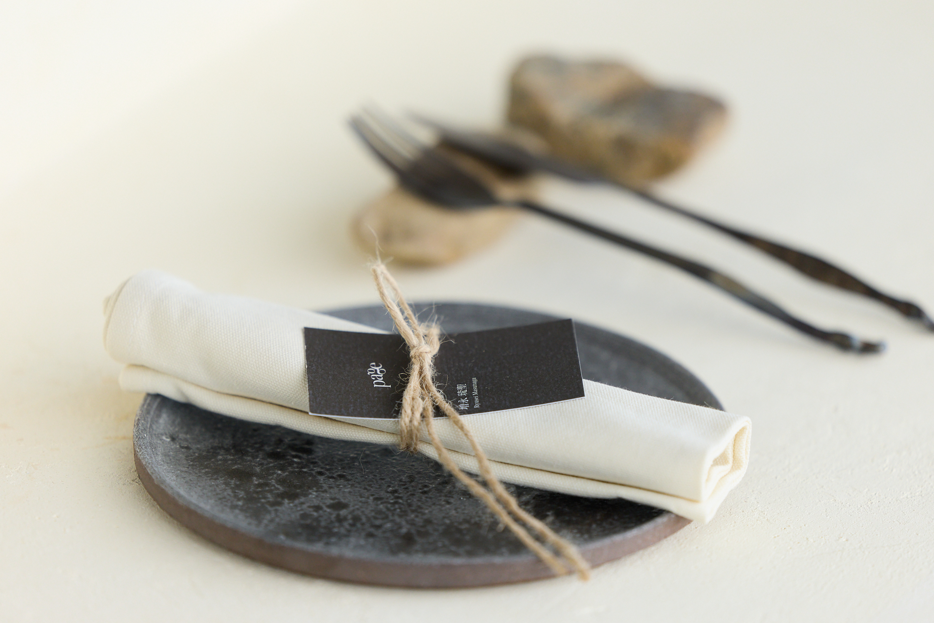 Restaurant interior with atmospheric lighting